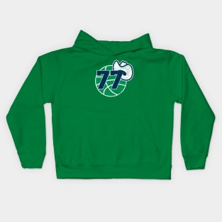 Luka Doncic Retro Dallas logo Kids Hoodie